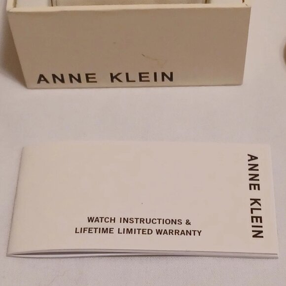 Anne Klein Women's Diamond-Accented Bracelet Watch Rose Gold-Tone New with Tag - Picture 12 of 14